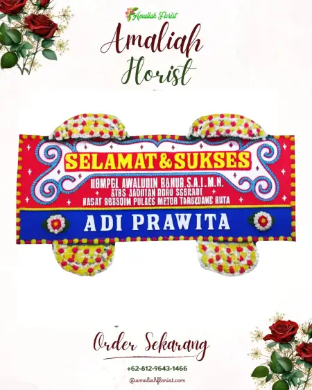 Papan Bunga Ucapan Selamat Bandar Aji